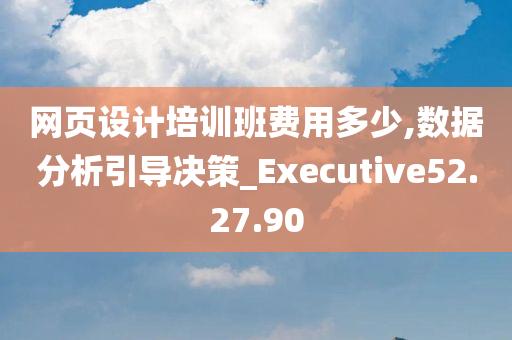 网页设计培训班费用多少,数据分析引导决策_Executive52.27.90