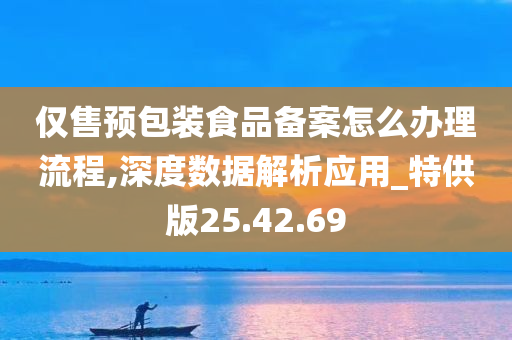 仅售预包装食品备案怎么办理流程,深度数据解析应用_特供版25.42.69