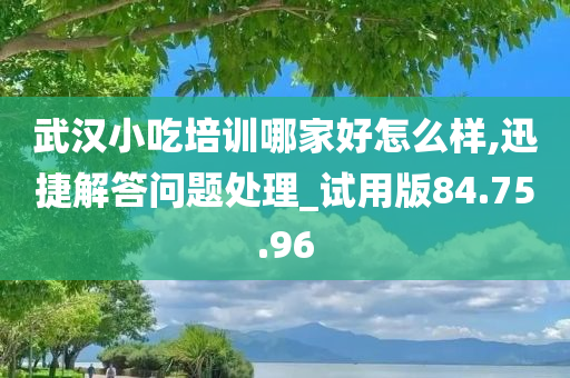 武汉小吃培训哪家好怎么样,迅捷解答问题处理_试用版84.75.96