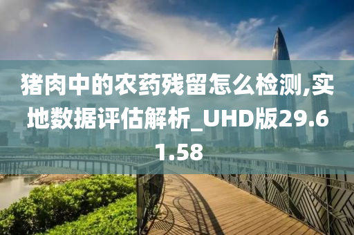 猪肉中的农药残留怎么检测,实地数据评估解析_UHD版29.61.58