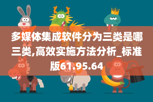 多媒体集成软件分为三类是哪三类,高效实施方法分析_标准版61.95.64