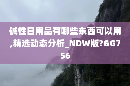 碱性日用品有哪些东西可以用,精选动态分析_NDW版?GG756