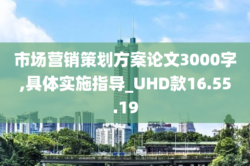 市场营销策划方案论文3000字,具体实施指导_UHD款16.55.19