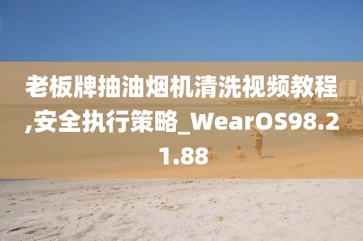 老板牌抽油烟机清洗视频教程,安全执行策略_WearOS98.21.88