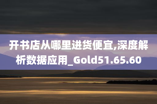 开书店从哪里进货便宜,深度解析数据应用_Gold51.65.60