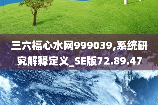 三六福心水网999039,系统研究解释定义_SE版72.89.47