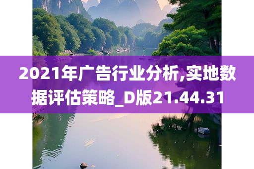 2021年广告行业分析,实地数据评估策略_D版21.44.31