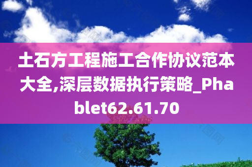 土石方工程施工合作协议范本大全,深层数据执行策略_Phablet62.61.70