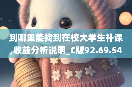 到哪里能找到在校大学生补课,收益分析说明_C版92.69.54