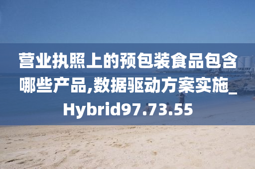 营业执照上的预包装食品包含哪些产品,数据驱动方案实施_Hybrid97.73.55