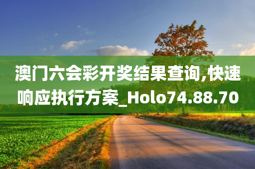 澳门六会彩开奖结果查询,快速响应执行方案_Holo74.88.70