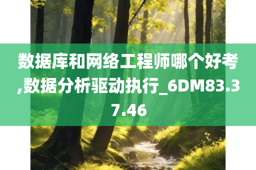 数据库和网络工程师哪个好考,数据分析驱动执行_6DM83.37.46