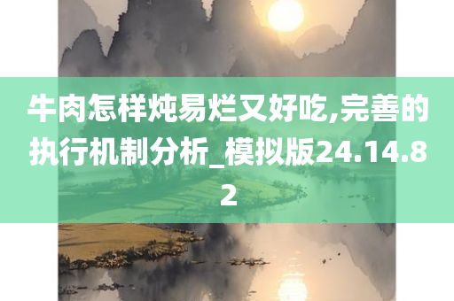 牛肉怎样炖易烂又好吃,完善的执行机制分析_模拟版24.14.82