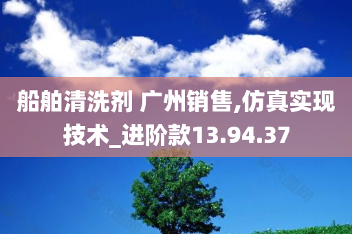 船舶清洗剂 广州销售,仿真实现技术_进阶款13.94.37