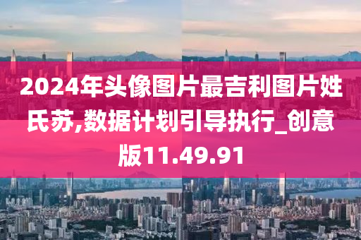 2024年头像图片最吉利图片姓氏苏,数据计划引导执行_创意版11.49.91