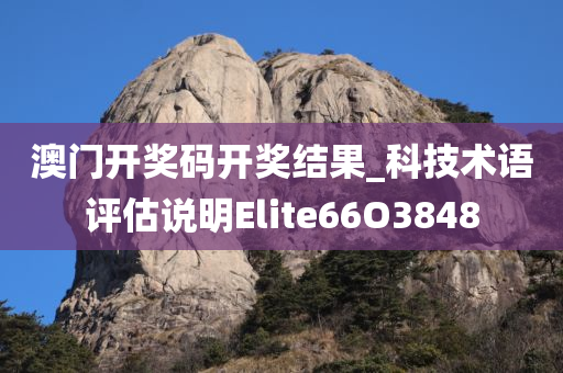 澳门开奖码开奖结果_科技术语评估说明Elite66O3848