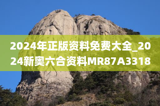 2024年正版资料免费大全_2024新奥六合资料MR87A3318