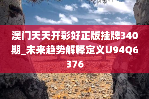 澳门天天开彩好正版挂牌340期_未来趋势解释定义U94Q6376