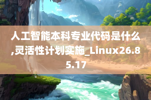 人工智能本科专业代码是什么,灵活性计划实施_Linux26.85.17