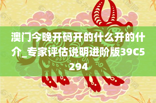 澳门今晚开码开的什么开的什介_专家评估说明进阶版39C5294