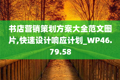 书店营销策划方案大全范文图片,快速设计响应计划_WP46.79.58