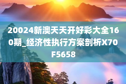 20024新澳天天开好彩大全160期_经济性执行方案剖析X70F5658