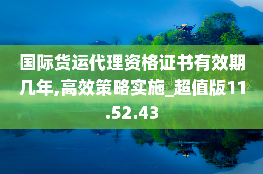 国际货运代理资格证书有效期几年,高效策略实施_超值版11.52.43