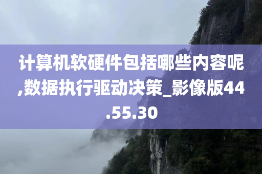 计算机软硬件包括哪些内容呢,数据执行驱动决策_影像版44.55.30