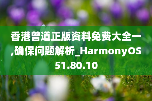 香港曾道正版资料免费大全一,确保问题解析_HarmonyOS51.80.10