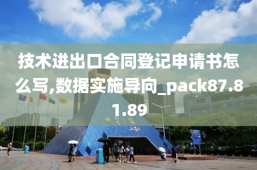 技术进出口合同登记申请书怎么写,数据实施导向_pack87.81.89