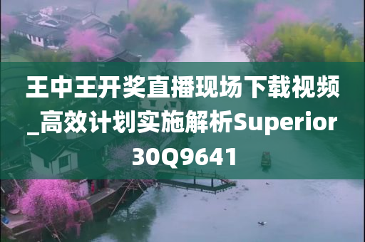 王中王开奖直播现场下载视频_高效计划实施解析Superior30Q9641