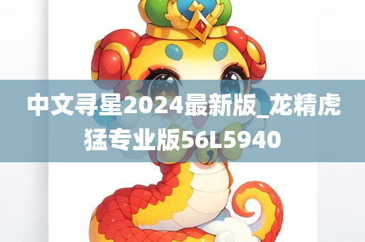 中文寻星2024最新版_龙精虎猛专业版56L5940