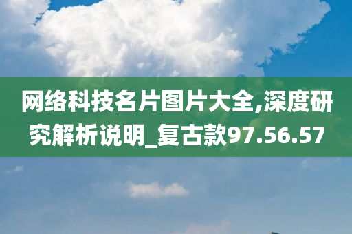 网络科技名片图片大全,深度研究解析说明_复古款97.56.57