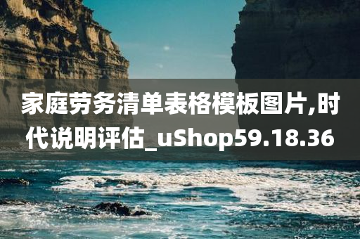 家庭劳务清单表格模板图片,时代说明评估_uShop59.18.36