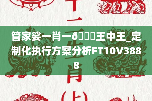 管家娑一肖一🐎王中王_定制化执行方案分析FT10V3888