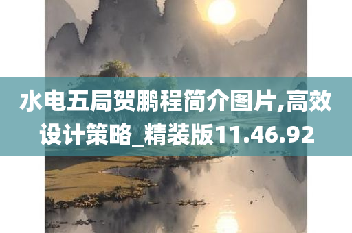 水电五局贺鹏程简介图片,高效设计策略_精装版11.46.92