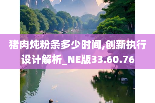 猪肉炖粉条多少时间,创新执行设计解析_NE版33.60.76