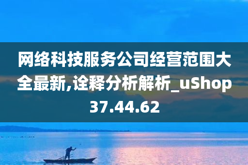 网络科技服务公司经营范围大全最新,诠释分析解析_uShop37.44.62