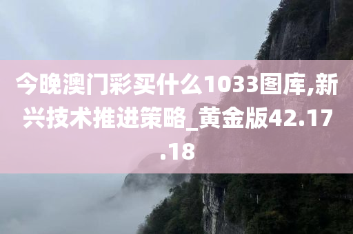 今晚澳门彩买什么1033图库,新兴技术推进策略_黄金版42.17.18