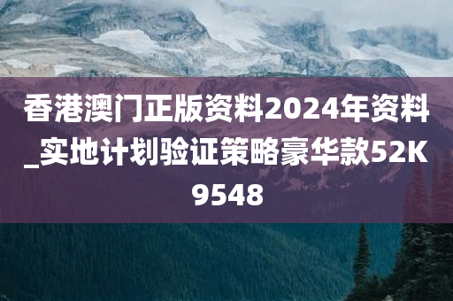 香港澳门正版资料2024年资料_实地计划验证策略豪华款52K9548