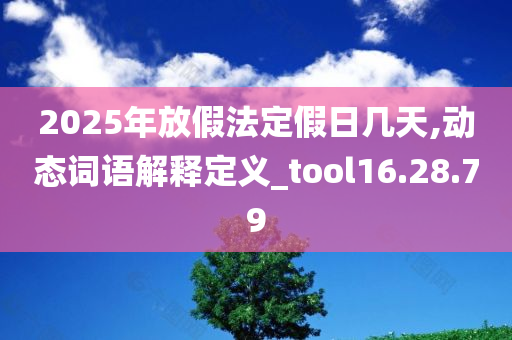 2025年放假法定假日几天,动态词语解释定义_tool16.28.79