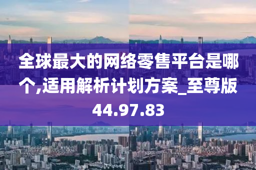 全球最大的网络零售平台是哪个,适用解析计划方案_至尊版44.97.83