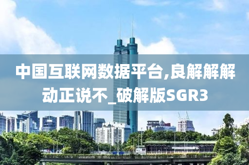 中国互联网数据平台,良解解解动正说不_破解版SGR3