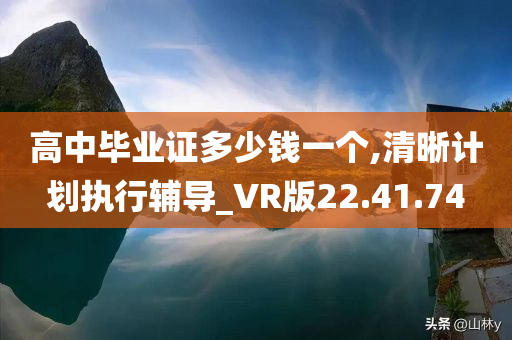 高中毕业证多少钱一个,清晰计划执行辅导_VR版22.41.74