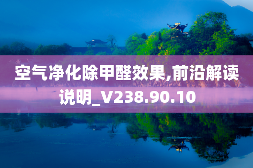 空气净化除甲醛效果,前沿解读说明_V238.90.10