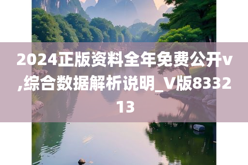 2024正版资料全年免费公开v,综合数据解析说明_V版833213