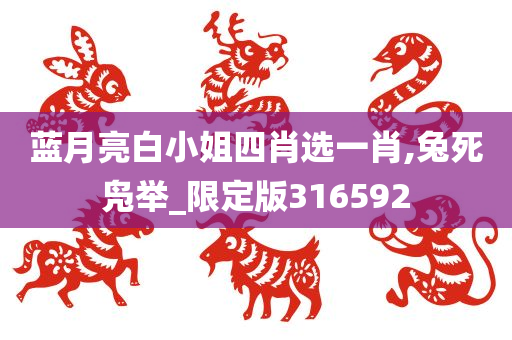 蓝月亮白小姐四肖选一肖,兔死凫举_限定版316592