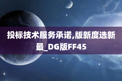 投标技术服务承诺,版新度选新最_DG版FF45