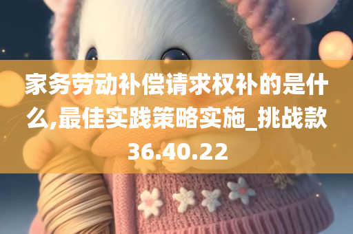 家务劳动补偿请求权补的是什么,最佳实践策略实施_挑战款36.40.22