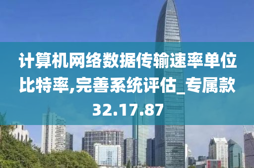 计算机网络数据传输速率单位比特率,完善系统评估_专属款32.17.87